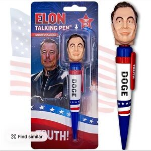 Talking Elon Musk DOGE Pen - Speaks Multiple Authentic Voice Recordings